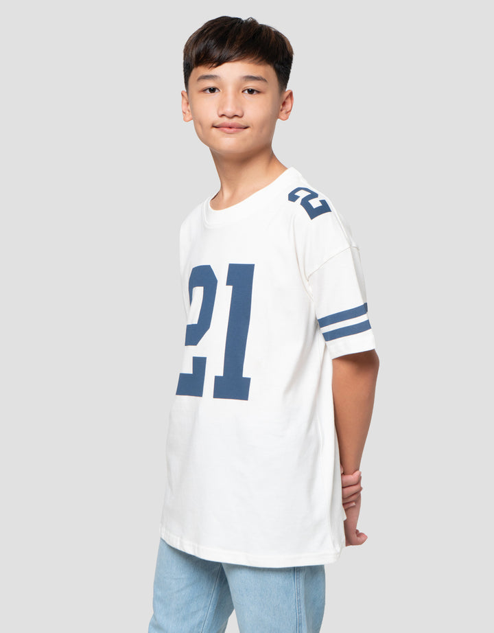 Nevada Print Number Kaos Oversize Anak Laki-laki