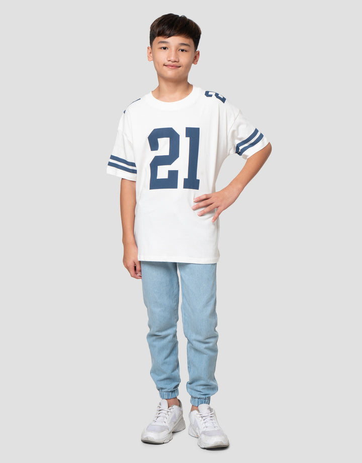 Nevada Print Number Kaos Oversize Anak Laki-laki