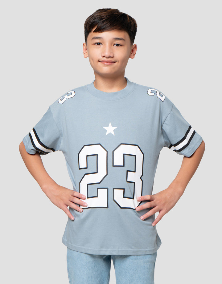 Nevada Print Number Kaos Oversize Anak Laki-laki
