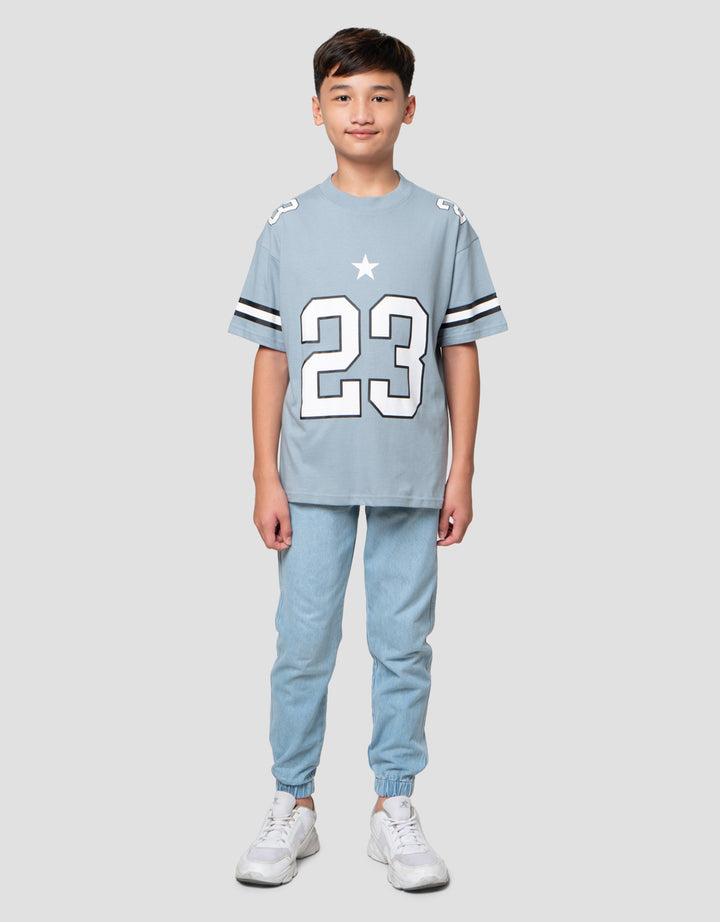 Nevada Print Number Kaos Oversize Anak Laki-laki