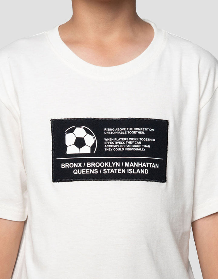 Nevada Print Soccer Kaos Anak Laki-laki