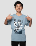 Nevada Print Anime Soccer Kaos Anak Laki-laki
