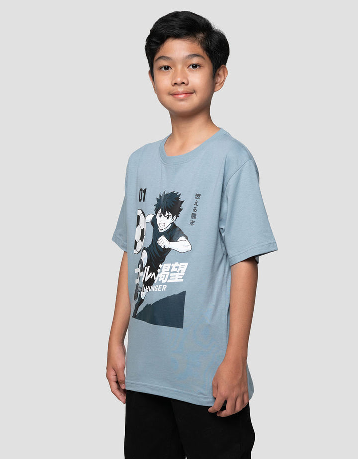 Nevada Print Anime Soccer Kaos Anak Laki-laki