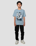 Nevada Print Anime Soccer Kaos Anak Laki-laki