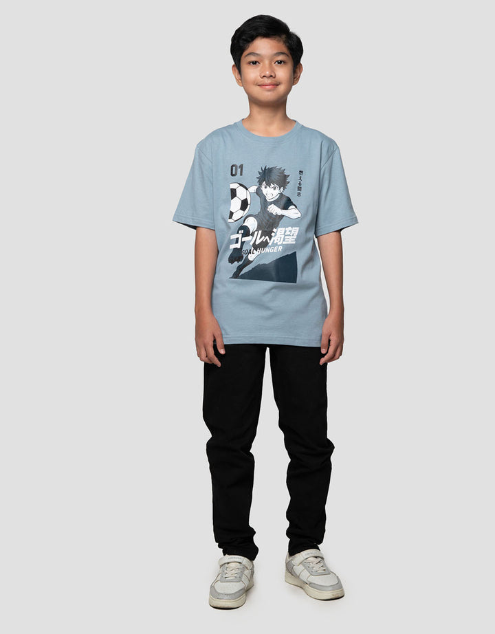 Nevada Print Anime Soccer Kaos Anak Laki-laki