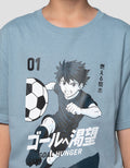 Nevada Print Anime Soccer Kaos Anak Laki-laki