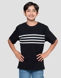 Nevada Print On Chest Stripe Kaos Anak Laki-laki