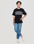 Nevada Print On Chest Stripe Kaos Anak Laki-laki