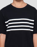 Nevada Print On Chest Stripe Kaos Anak Laki-laki