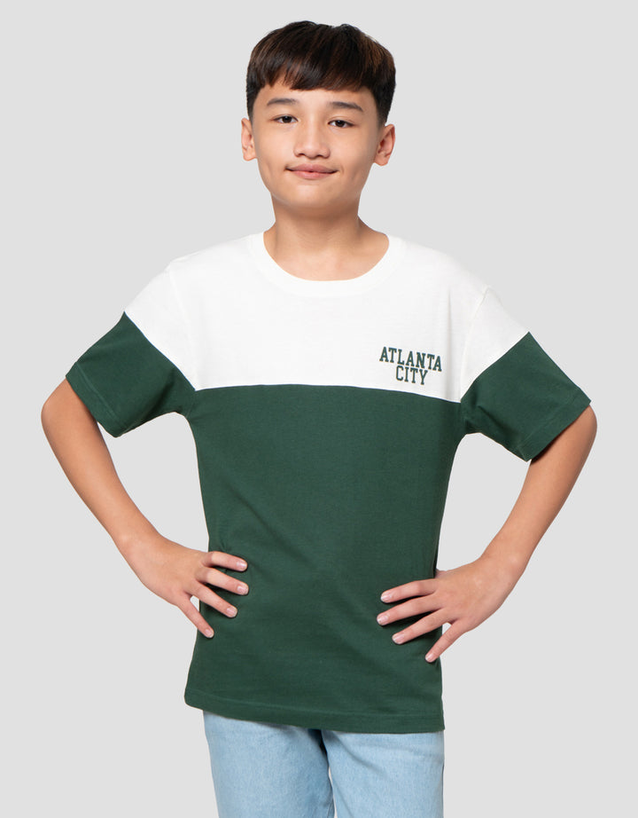 Nevada Cut N Sewn Solid Print Atlanta Kaos Anak Laki-laki