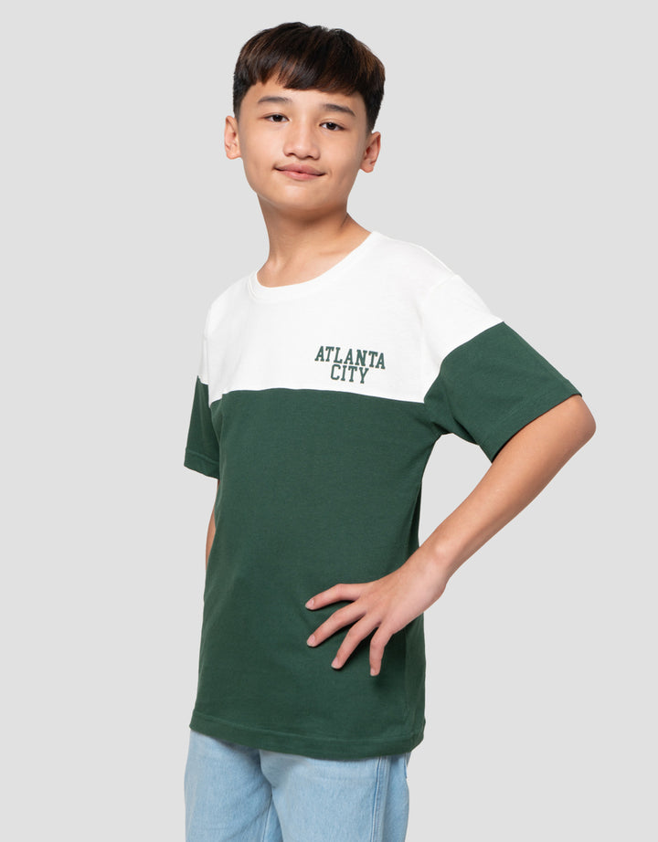 Nevada Cut N Sewn Solid Print Atlanta Kaos Anak Laki-laki