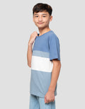 Nevada Cut N Sewn Solid 3 Tone Kaos Anak Laki-laki
