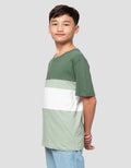 Nevada Cut N Sewn Solid 3 Tone Kaos Anak Laki-laki