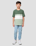 Nevada Cut N Sewn Solid 3 Tone Kaos Anak Laki-laki