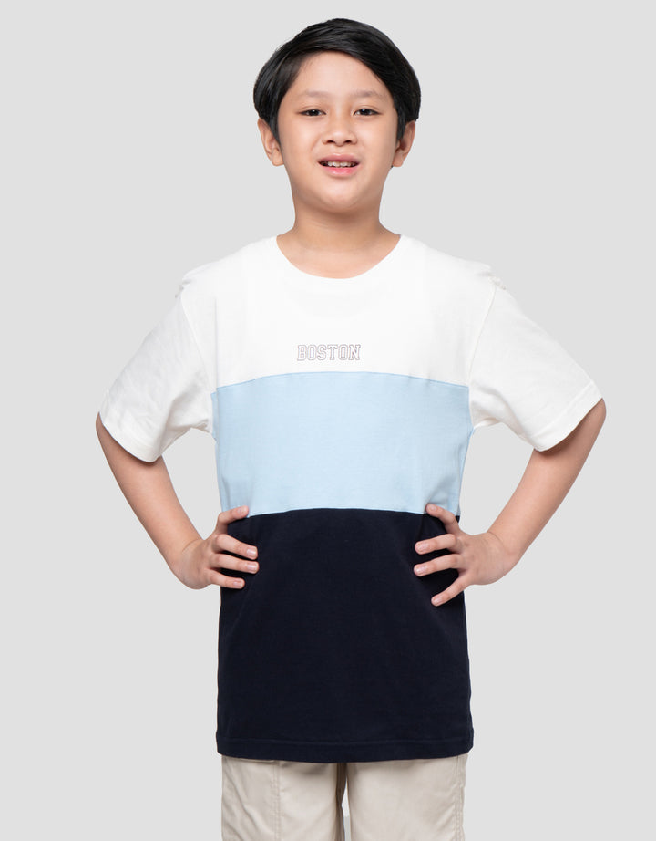 Nevada Cut N Sewn Solid With Print Kaos Anak Laki-laki