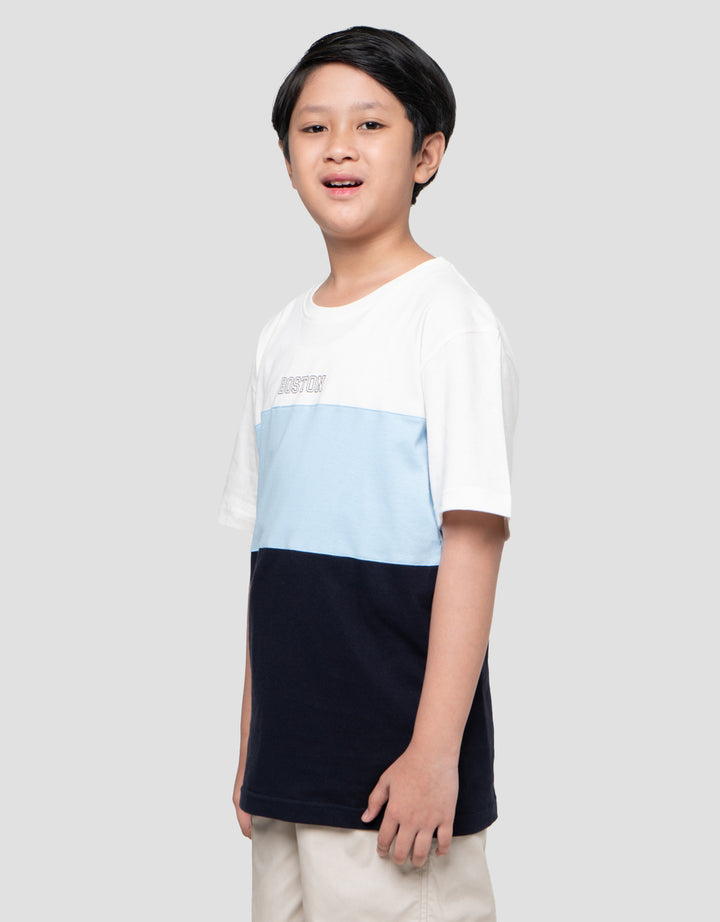 Nevada Cut N Sewn Solid With Print Kaos Anak Laki-laki