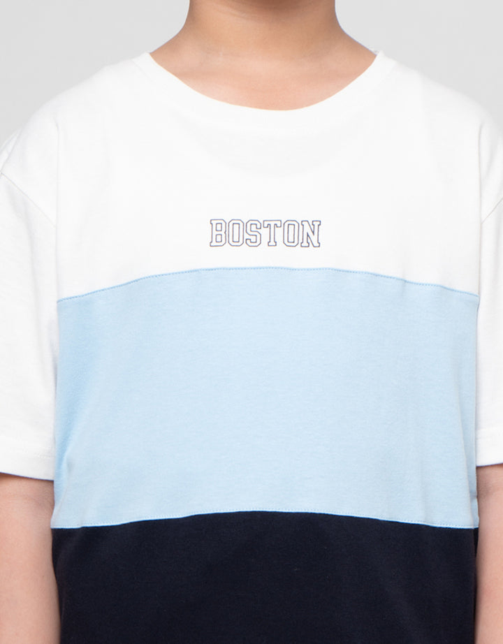 Nevada Cut N Sewn Solid With Print Kaos Anak Laki-laki