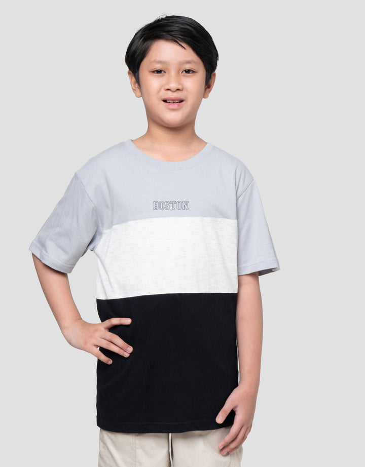 Nevada Cut N Sewn Solid With Print Kaos Anak Laki-laki