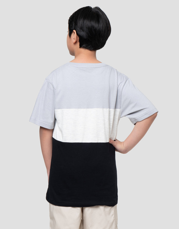 Nevada Cut N Sewn Solid With Print Kaos Anak Laki-laki