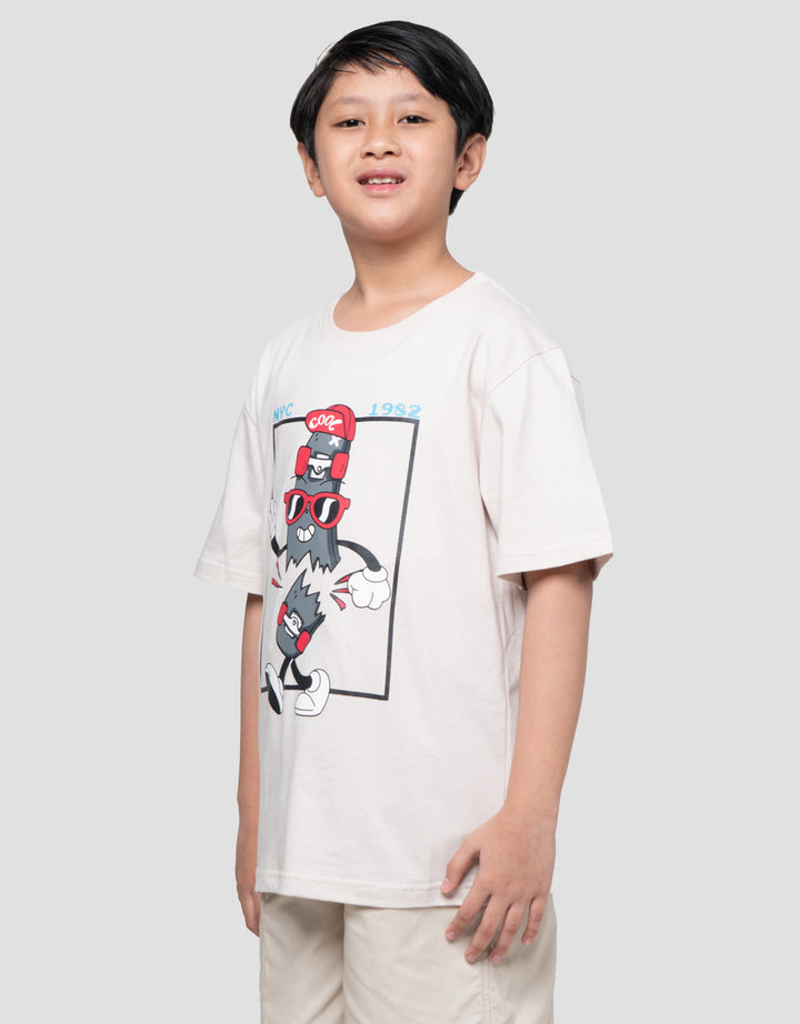 Nevada Print Nyc Kaos Anak Laki-laki