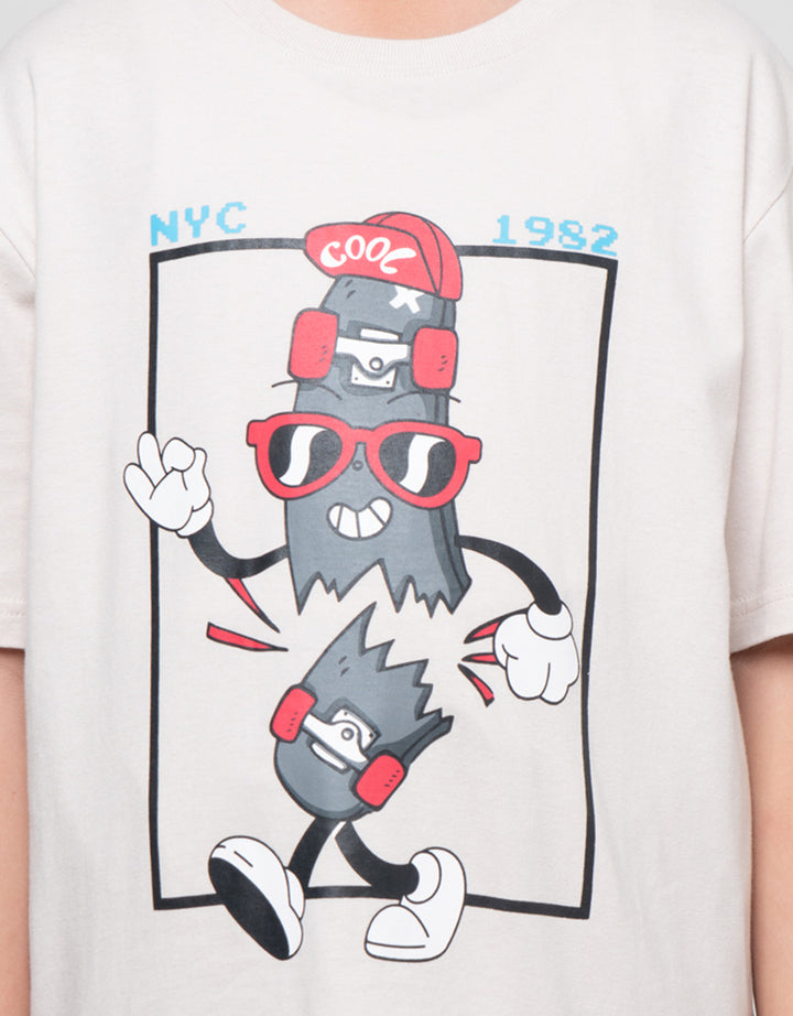 Nevada Print Nyc Kaos Anak Laki-laki