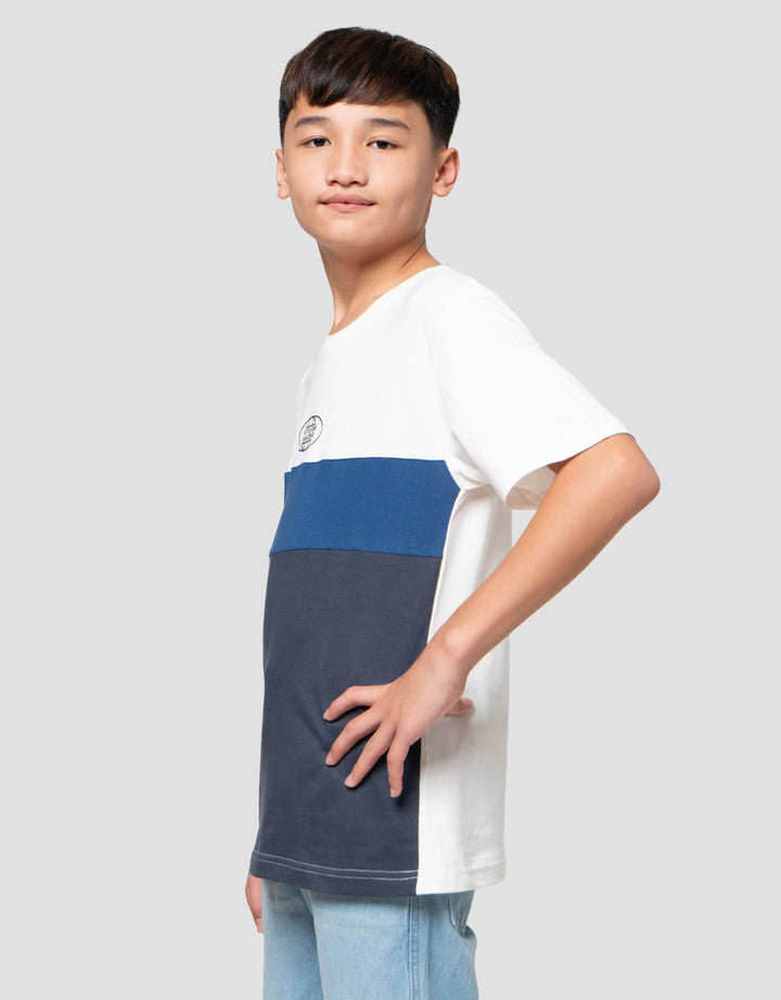 Nevada Cut N Sewn Solid Print Kaos Anak Laki-laki