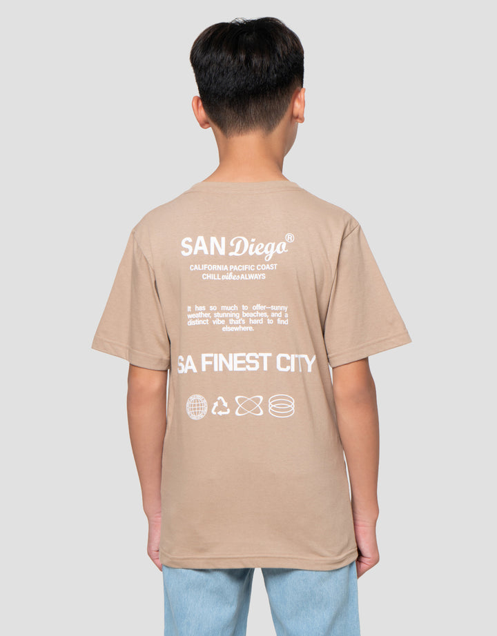 Nevada Both Side Print San Diego Kaos Anak Laki-laki