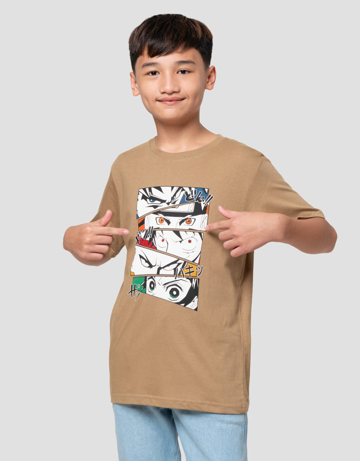 Nevada Print Car Anime Kanji  Kaos Anak Laki-laki