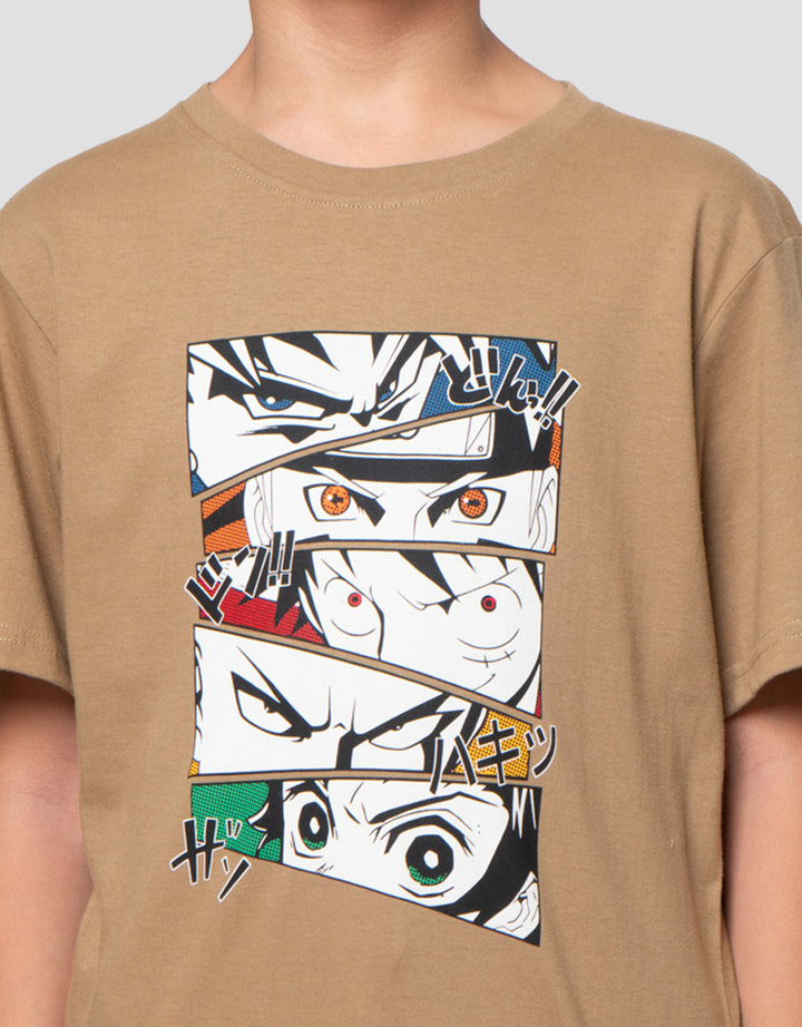 Nevada Print Car Anime Kanji  Kaos Anak Laki-laki