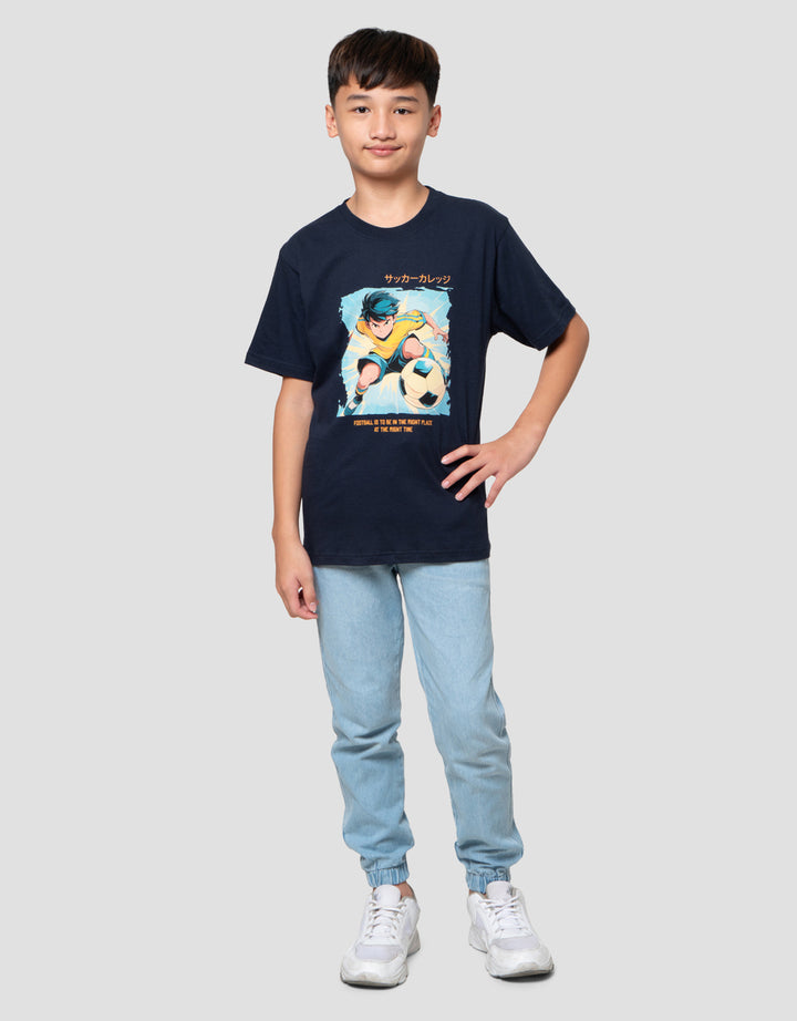 Nevada Print Soccer Kaos Anak Laki-laki