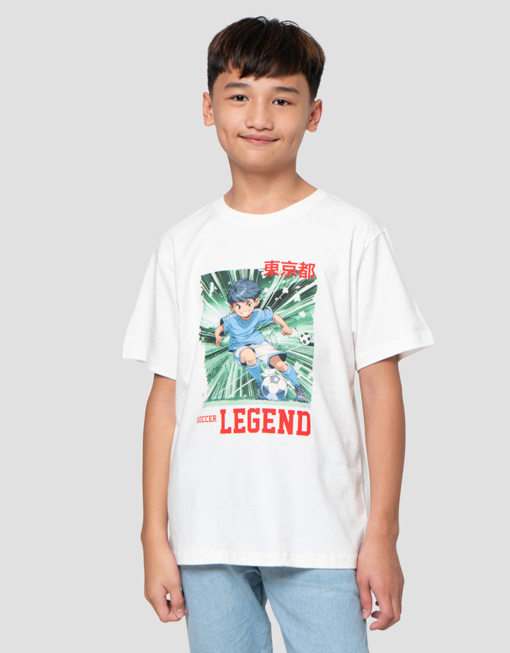 Nevada Print Soccer Legend Kaos Anak Laki-laki