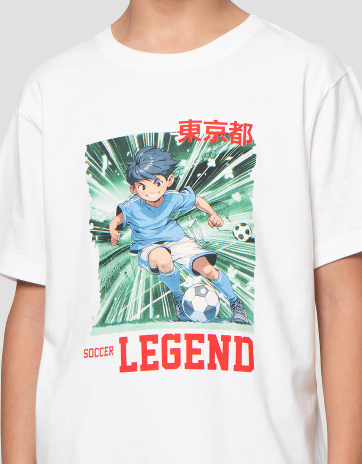 Nevada Print Soccer Legend Kaos Anak Laki-laki