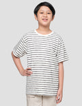 Nevada Knit Texture Pin Stripe Kaos Anak Laki-laki