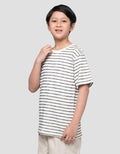 Nevada Knit Texture Pin Stripe Kaos Anak Laki-laki
