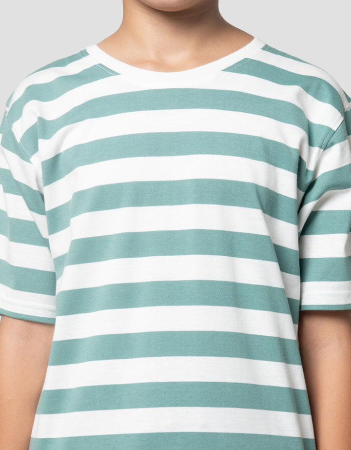 Nevada Yarndyed Awning Stripe Hd Kaos Anak Laki-laki