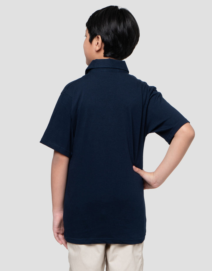 Nevada Collar Print New York Kaos Anak Laki-laki
