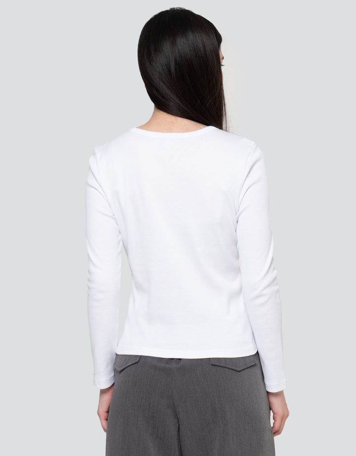 Nevada Rib Spndx With Rubber Patch Kaos Wanita