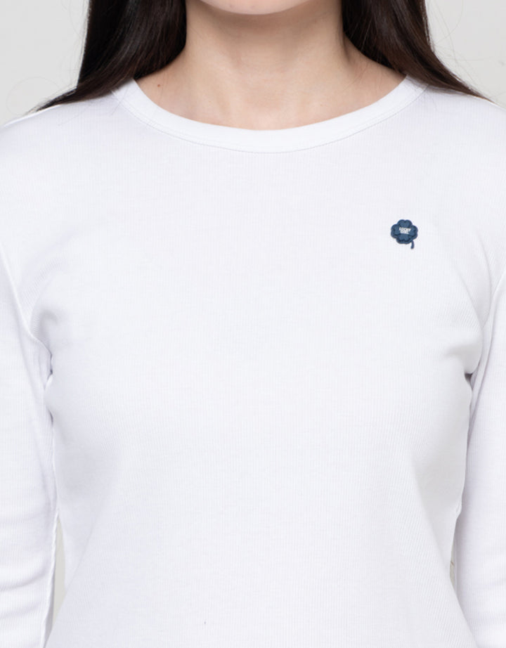 Nevada Rib Spndx With Rubber Patch Kaos Wanita
