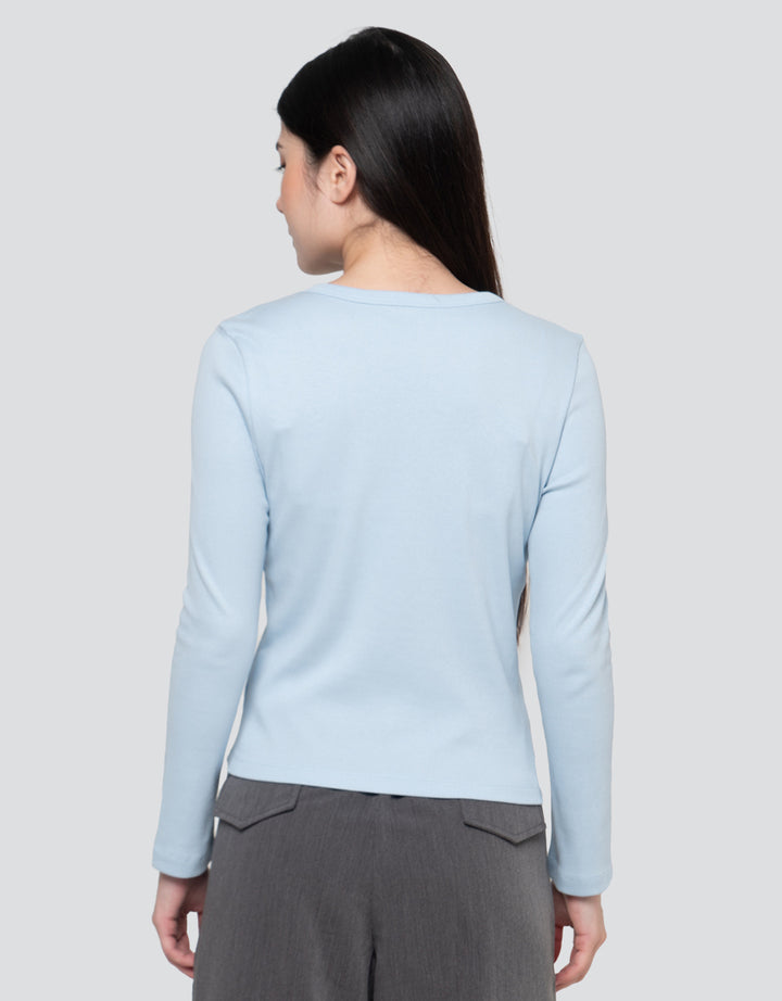 Nevada Rib Spndx With Rubber Patch Kaos Wanita