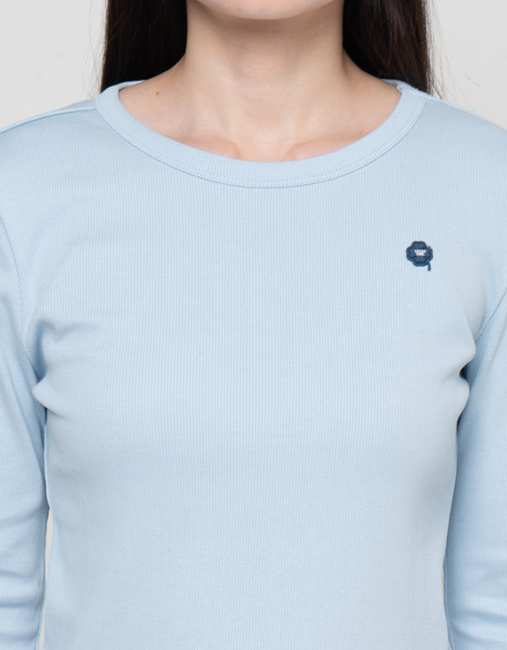 Nevada Rib Spndx With Rubber Patch Kaos Wanita