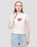 Nevada Checked Love Kaos Wanita