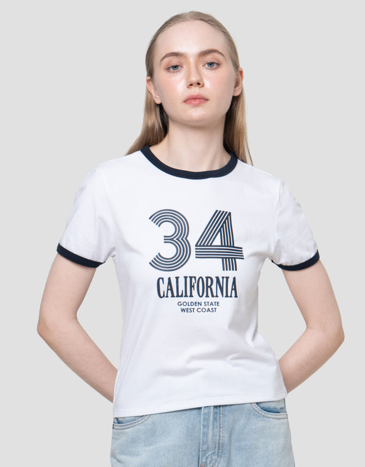 Nevada Bt2 34 California Kaos Wanita