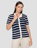 Connexion Work Buttoned Kaos Wanita