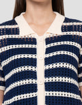 Connexion Work Buttoned Kaos Wanita