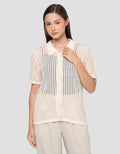 Connexion Work Buttoned Kaos Wanita