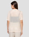 Connexion Work Buttoned Kaos Wanita