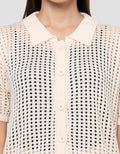 Connexion Work Buttoned Kaos Wanita