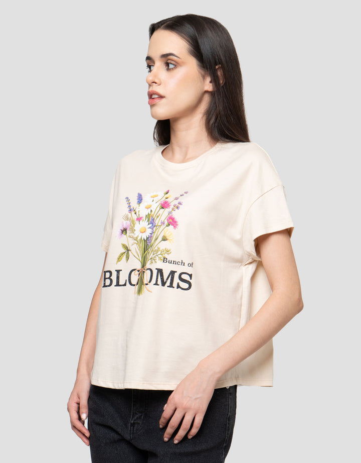 Connexion Print Bucket Kaos Wanita