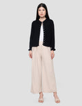 Connexion Rajut Ruffle Cardigan Wanita
