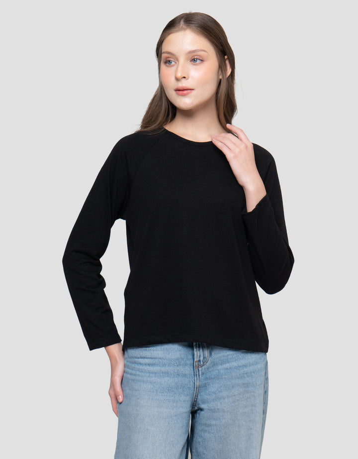 Connexion Raglan Slub Kaos Wanita
